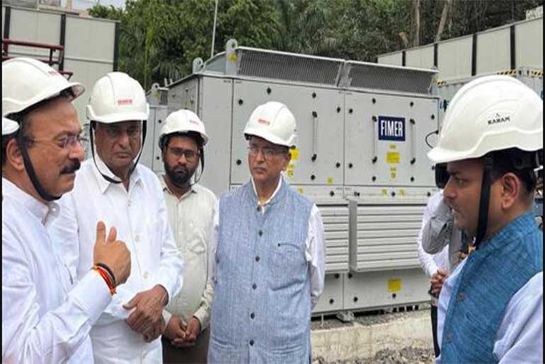 Delhi's Hon'ble Power Minister, Mr. Ashish Sood, has visited BRPL's soon-to-be-commissioned 20 MW / 40 MWh BESS at Kilokri, South Delhi.