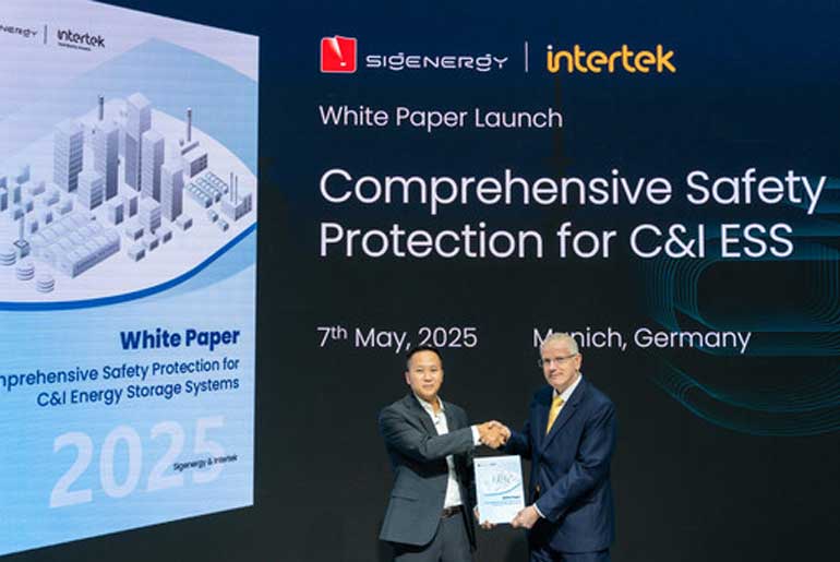 Intertek and Sigenergy Release White Paper