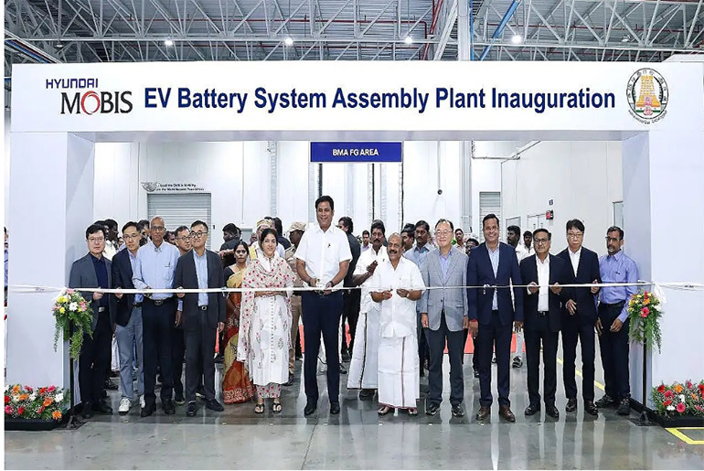 Mobis India Inaugurates Battery Assembly Plant In Sriperumbudur