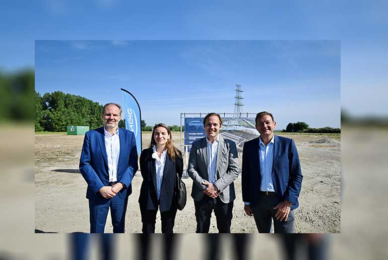 NHOA Energy celebrated with ENGIE the groundbreaking of a 400 MWh battery energy storage system (BESS) in Kallo, Beveren, Belgium.
