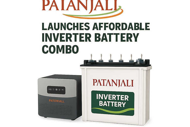 Patanjali unveils affordable ₹3,999 inverter-battery combo