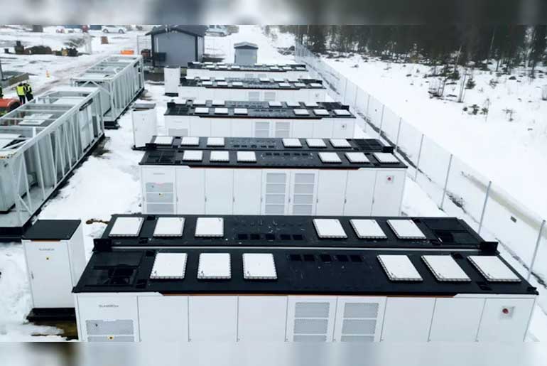 Sungrow, an energy storage system provider, announces the successful deployment of the 60 MWh battery storage project in Simo, Finland.