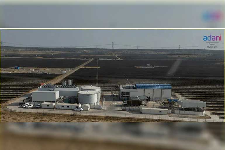 Adani commissions India’s first off-grid 5 MW green hydrogen plant in Gujarat, powered entirely by solar energy and battery storage.