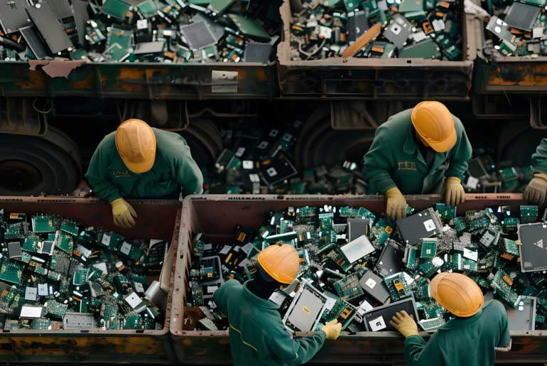 MTM Critical Metals Extracts High-Grade Antimony from U.S. E-Waste with Flash Joule Heating