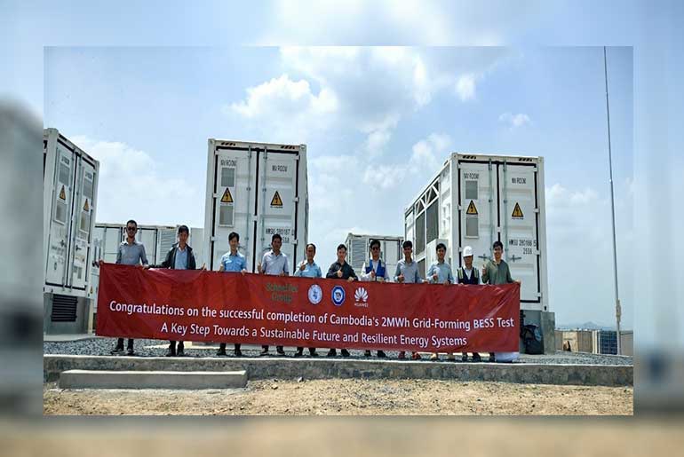 Huawei and SchneiTec commission Cambodia’s first TÜV SÜD-certified grid-forming energy storage project.