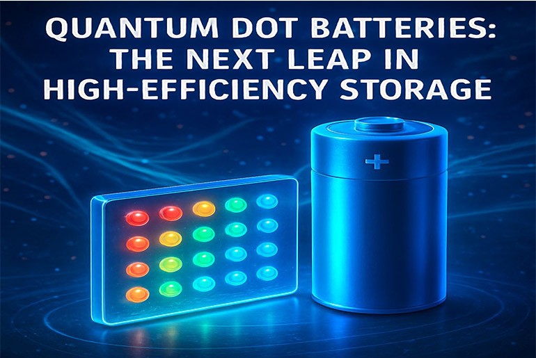 Quantum dot batteries promise faster charging, higher energy density, and miniaturization—pioneering the future of energy storage.