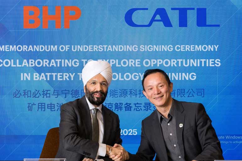 BHP Partners with CATL to Drive Battery Innovation and Electrification