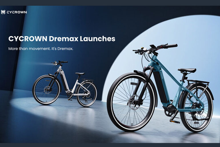 In the US and Canada, CYCROWN introduces the Dremax E-Bike, which costs $1,349 and offers cutting-edge features, comfort, and performance.