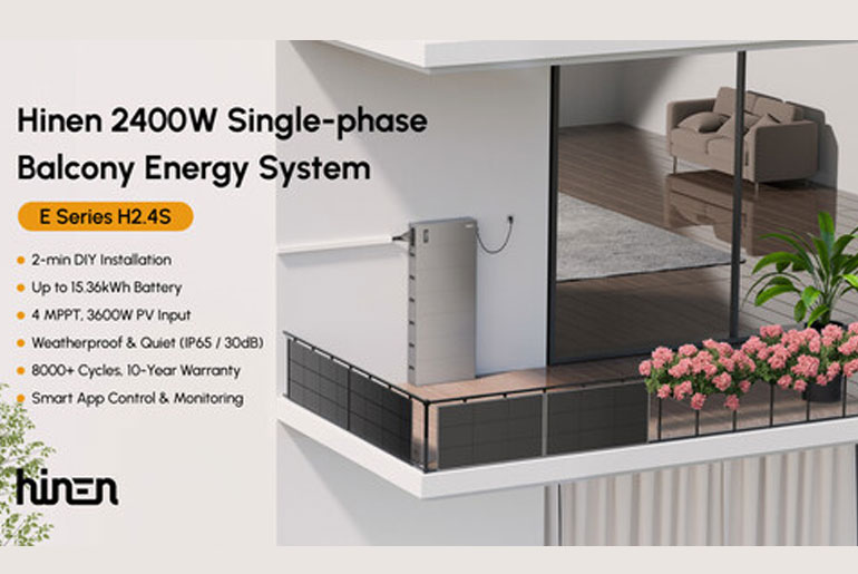 Hinen Unveils 2400W Smart Balcony Power System for Effortless Home Energy