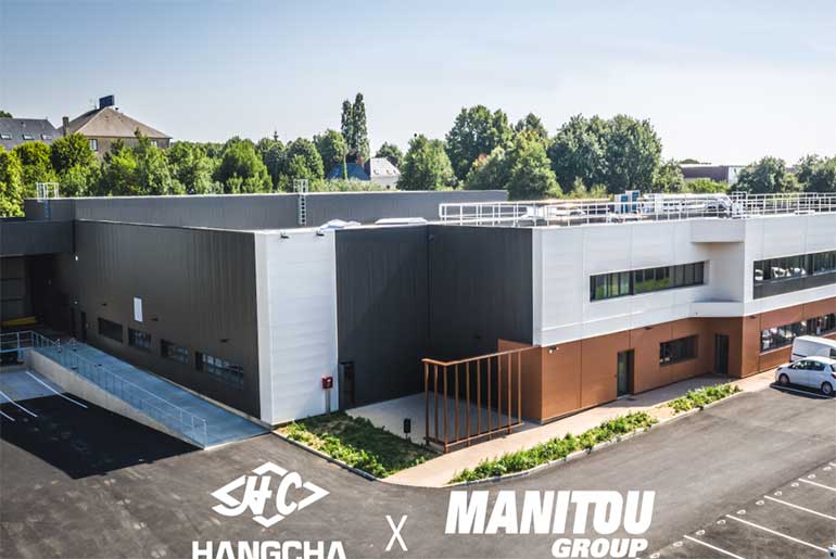 Manitou and Hangcha to launch lithium-ion battery joint venture in Le Mans, France, to accelerate electric vehicle transition.