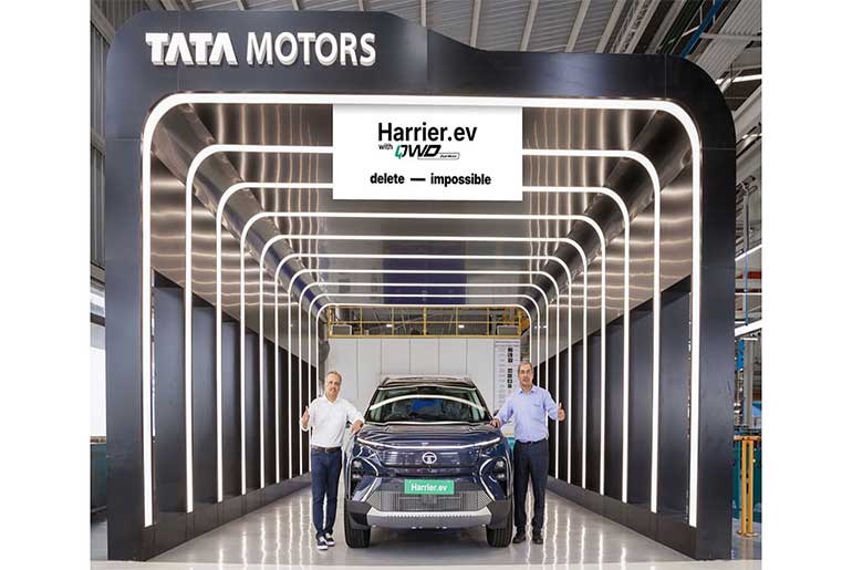 Tata Motors begins production of the Harrier.ev—India’s most powerful and intelligent electric SUV, with deliveries set for July 2025.