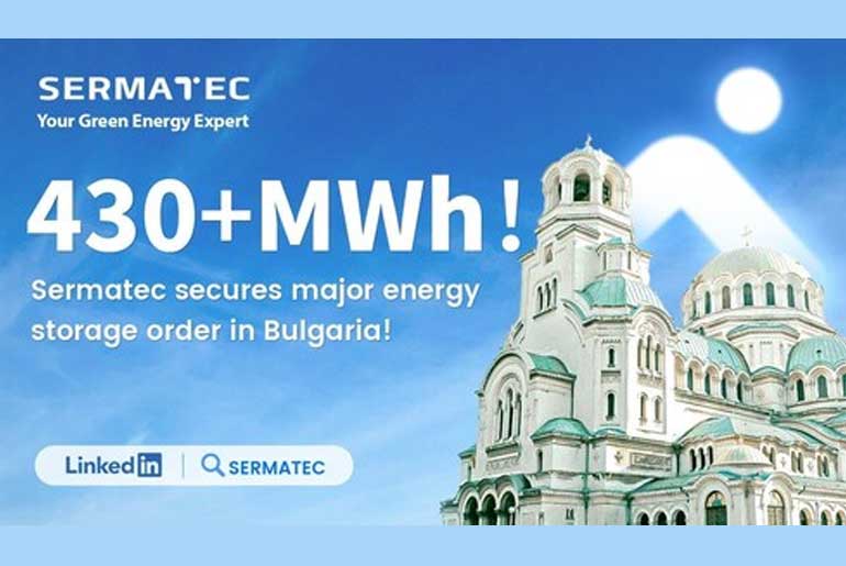 Sermatec Drives the Clean Transition in Eastern Europe with a 430+ MWh Bulgaria Agreement