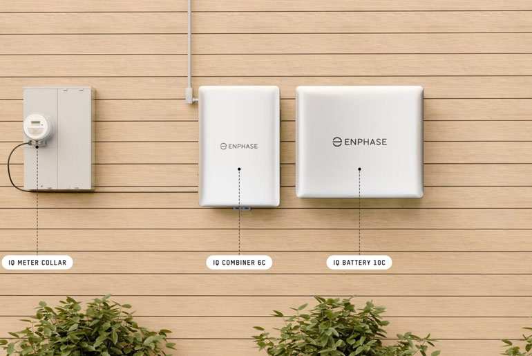 Enphase introduces the 10 kWh IQ Battery 10C, which is manufactured in the United States and has a better energy density and a compact design.