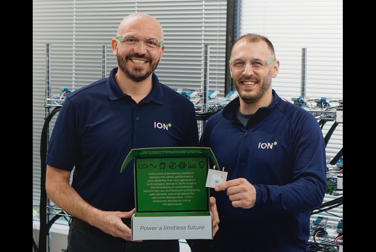 ION Storage Systems launches Cornerstone, the first commercial solid-state battery for next-gen consumer electronics.