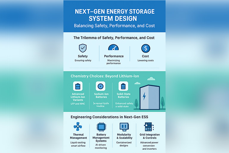 Energy Storage System Design: Balancing Safety, Performance, and Cost for Next-Gen Grids