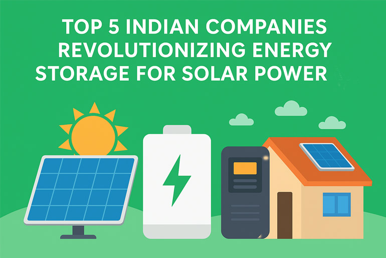 Top Indian Companies Driving Energy Storage for Solar Users