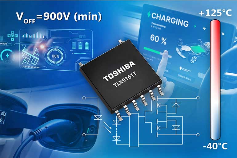 Toshiba Launches Compact Automotive Photorelay for EV Battery Systems
