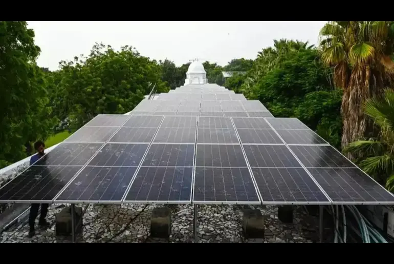 Haryana aims to install 2.2 lakh rooftop solar systems by 2027 and solarize all government buildings by 2025 to promote clean energy.