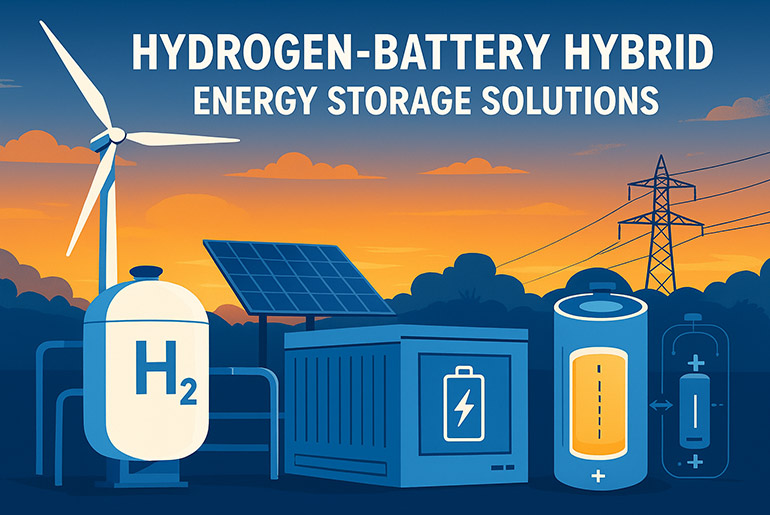 Hydrogen-Battery Hybrid Energy Storage Solutions