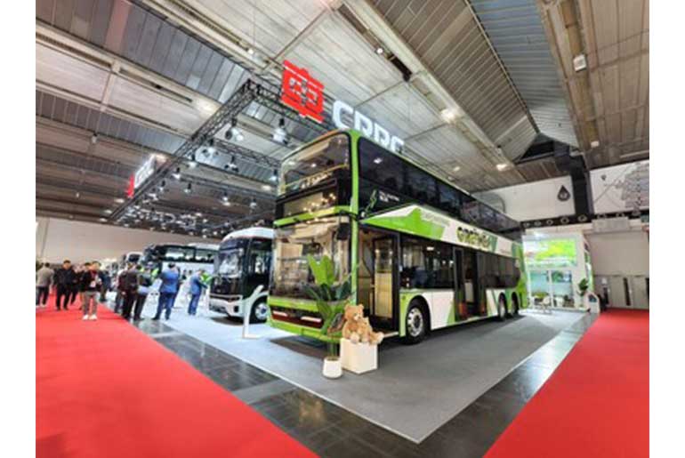 CRRC EV Unveils Two New All-Electric Buses and Smart Transit System at Busworld 2025
