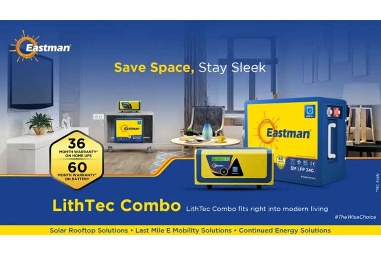 Eastman Launches All-in-One Solar Inverter & Battery System on Amazon India