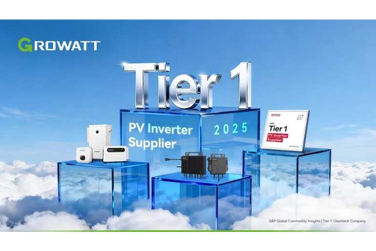 Growatt Recognized as Tier 1 PV Inverter Supplier by S&P Global