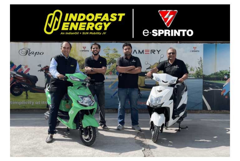 Indofast Energy & e-Sprinto Partner to Deploy 20,000 EVs Across India by 2026