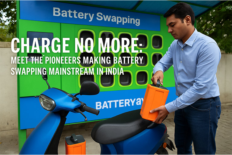 Meet the Pioneers Making Battery Swapping Mainstream in India