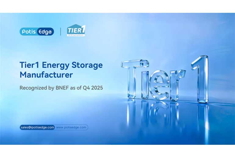 PotisEdge Achieves Sixth Consecutive BNEF Tier 1 Energy Storage Ranking