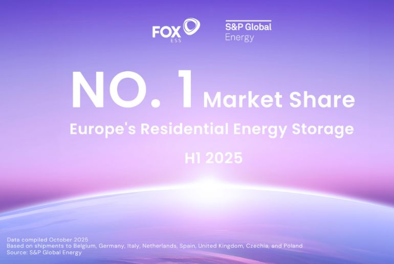 Fox ESS Tops Residential Energy Storage Rankings in Europe, UK and Poland