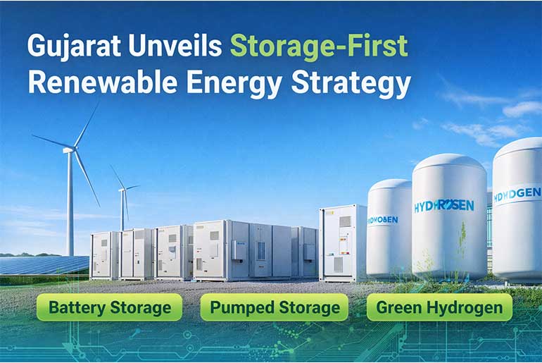 Gujarat Unveils a Storage-First Energy Strategy, Signalling India’s Shift from Renewable Capacity to Renewable Reliability