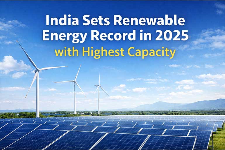 India Reaches Record Renewable Energy Capacity in 2025