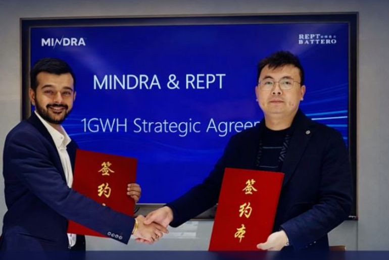 Mindra Partners with REPT BATTERO to Drive India’s EV and Energy Storage Goals