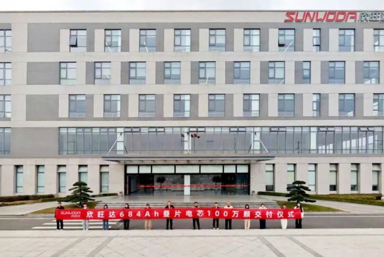 Sunwoda Delivers One-Millionth 684Ah Stacked Energy Storage Cell