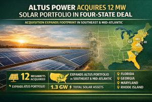 Altus Power acquires 12 MW U.S. solar assets