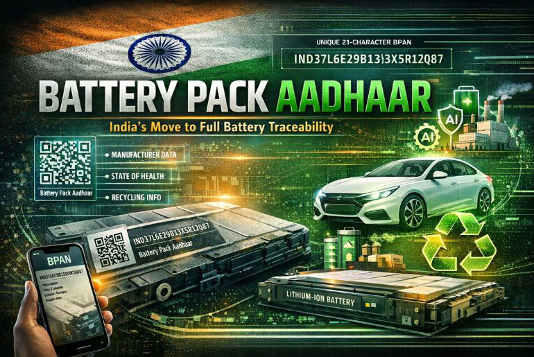 India Moves Towards Full Battery Traceability with Draft ‘Battery Pack Aadhaar’ Framework