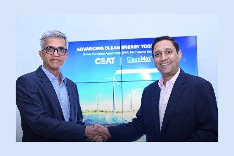 CEAT Partners with CleanMax to Procure 59 MW Hybrid Wind-Solar Power Across Gujarat & Tamil Nadu