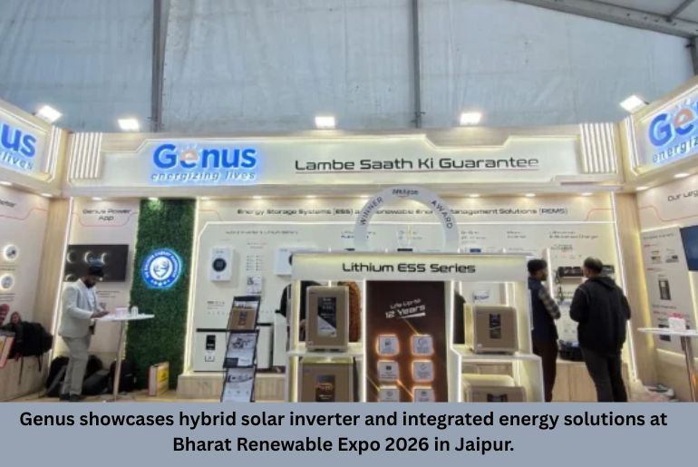 Genus Showcases Hybrid Solar Inverter and Integrated Energy Solutions at Bharat Renewable Expo 2026