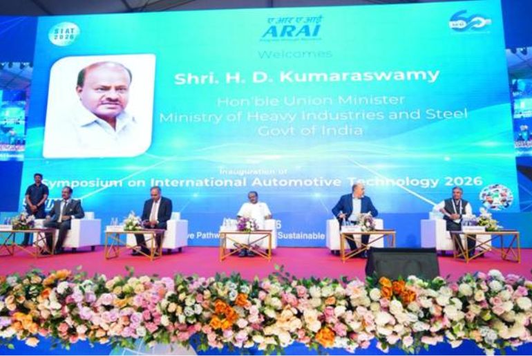 Union Minister H.D. Kumaraswamy Inaugurates SIAT 2026, Highlights India’s EV and Automotive Vision