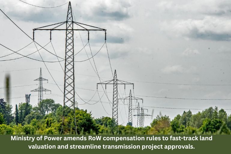 Ministry of Power Fast-Tracks Transmission Projects with New Land Valuation Rules