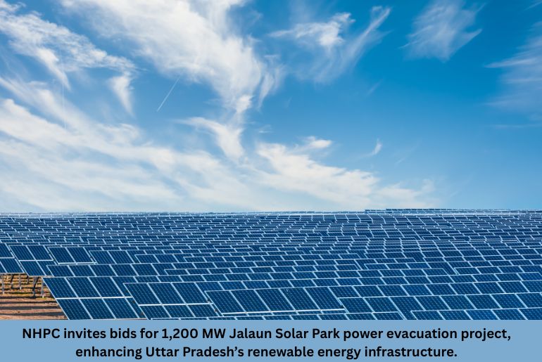 NHPC Issues Tender for 1,200 MW Jalaun Solar Park Power Evacuation Infrastructure