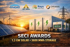 SECI Awards 1.2 GW Solar-Plus-Storage Projects to Engie, NLC India Renewables, Rays Power Infra & Oriana Power