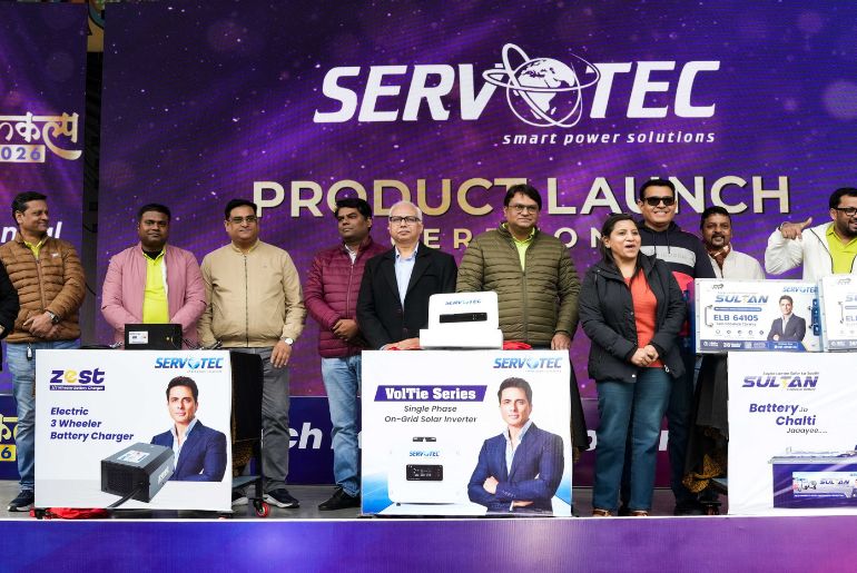 Servotech Renewable Power System Enters Electric Three-Wheeler Segment, Unveils New Energy Solutions at SUNKALP