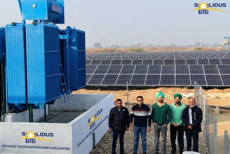 Solidus Techno Power Commissions Punjab’s Largest Captive Solar Project for Madhav KRG