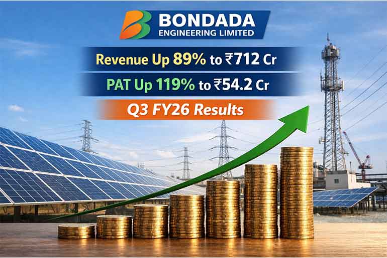 Bondada Engineering reports strong Q3 FY26 results with 89 percent revenue growth and 119 percent profit rise driven by execution.