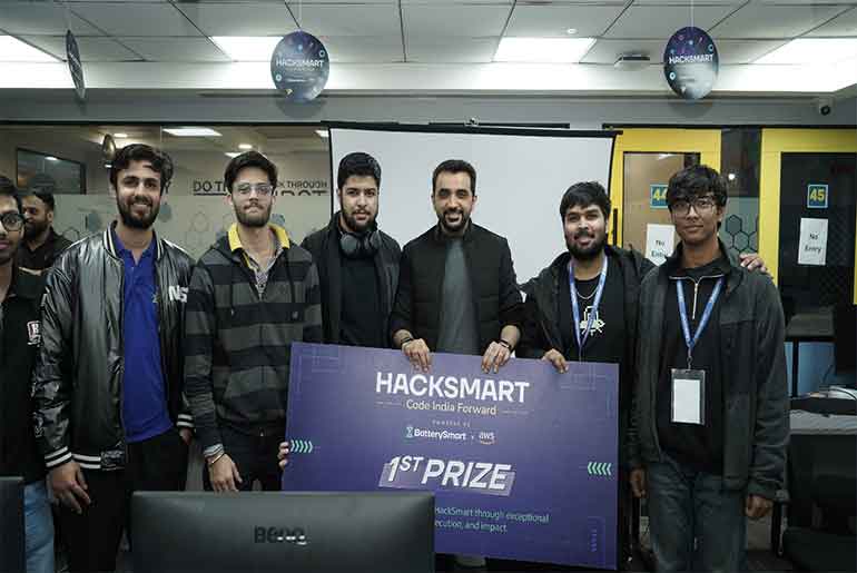 Battery Smart concludes HackSmart tech hackathon with AWS