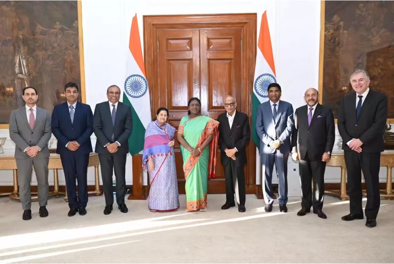 India-UK-Europe Green Corridor Initiative Presented to President Droupadi Murmu by Industry Leaders