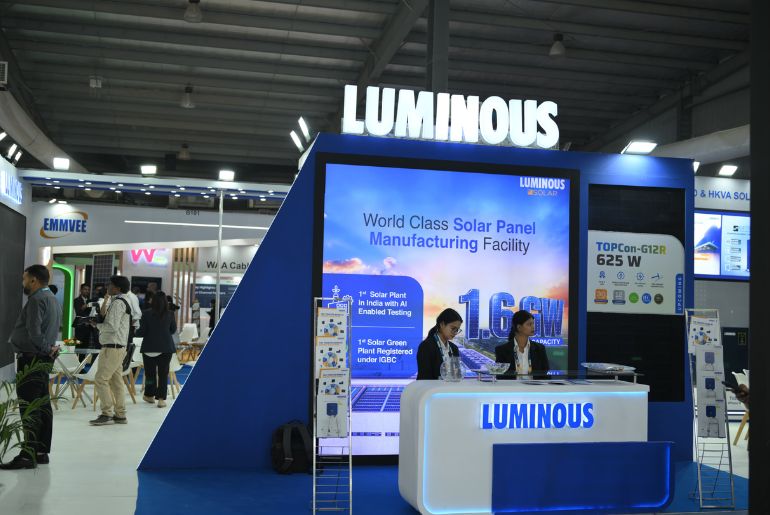 Luminous Power Technologies to Showcase Complete Solar and Energy Storage Solutions at Intersolar India 2026