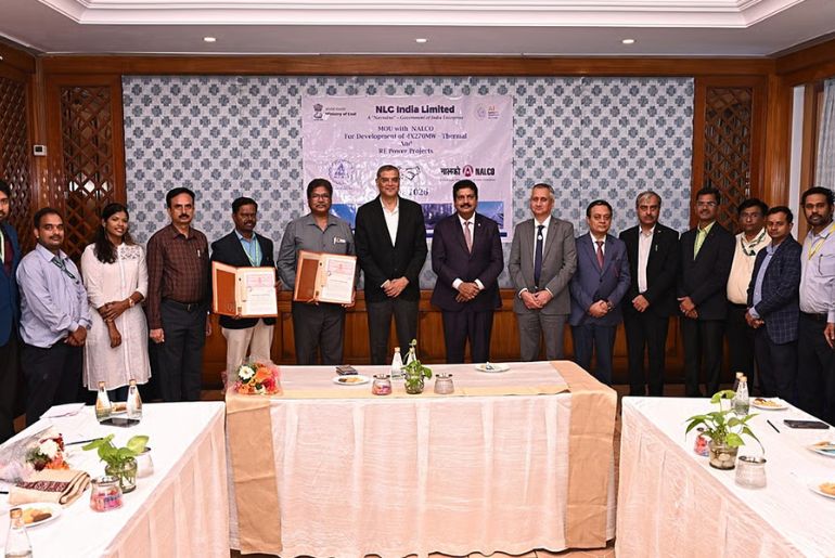 NLCIL Signs MoU with NALCO to Develop Thermal and Renewable Energy Projects