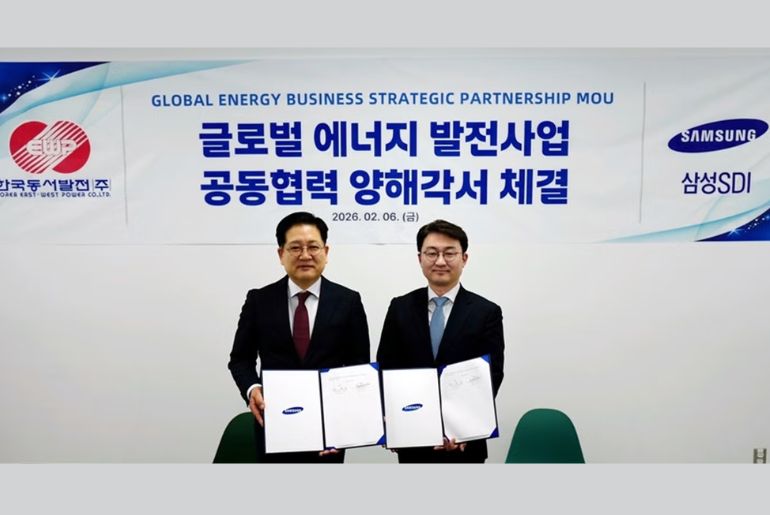 Samsung SDI and Korea East-West Power Sign MOU for Global ESS and Renewable Projects